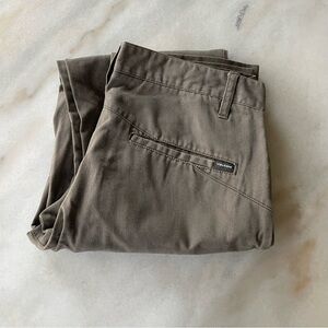 Volcom Men's Chino Pants in Olive Brown size 30